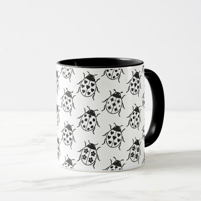 Mug Coccinelles (Devant droit)