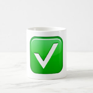 Mug Coche verte dans la case - Emoji