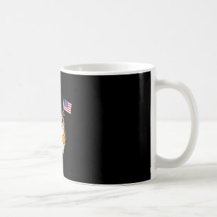 Mug Cochon d'Inde du 14 juillet Drapeau américain Patr