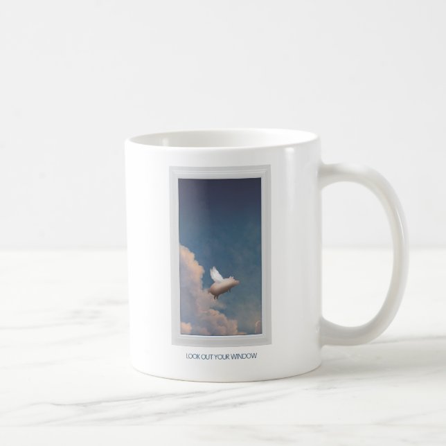 Mug cochon volant (Droite)