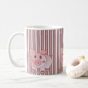 Mug cochons roses