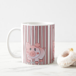 Mug cochons roses