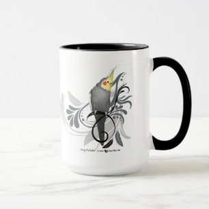 Mug Cockatiel gris