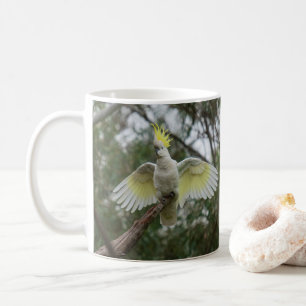 Mug Cockatoo Spreading Wings Bird Australie