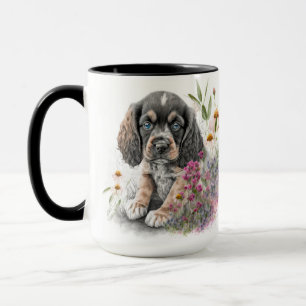 MUG COCKER D'EAU ADORABLE SPANIEL PUPPING CHIEN