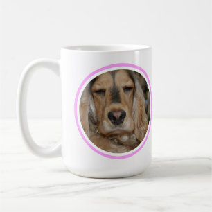 Mug Cocker Spaniel anglais minimaliste moderne