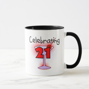 Mug Cocktail célébrant 21 T-shirts et cadeaux