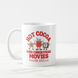 Mug Coco Chaud Rétro Et Films De Noël