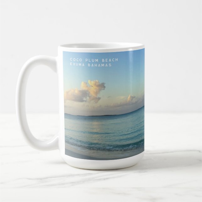 Mug Coco Plum Beach Exuma Bahamas (Gauche)