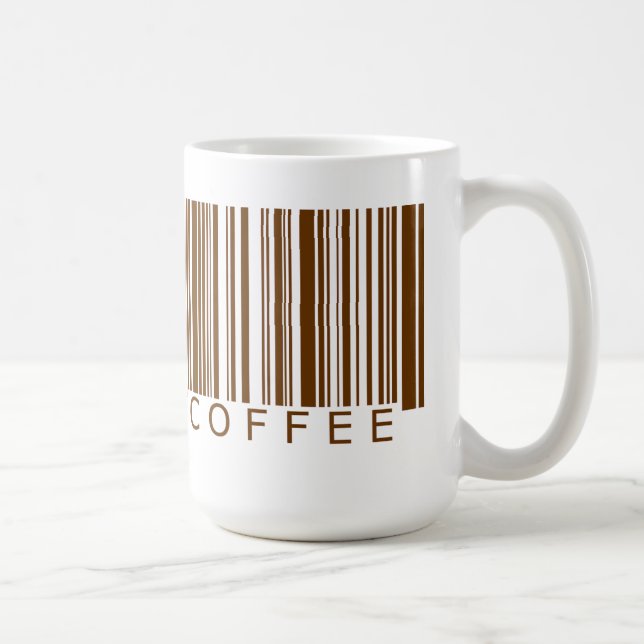 Mug Code barres de café (Droite)