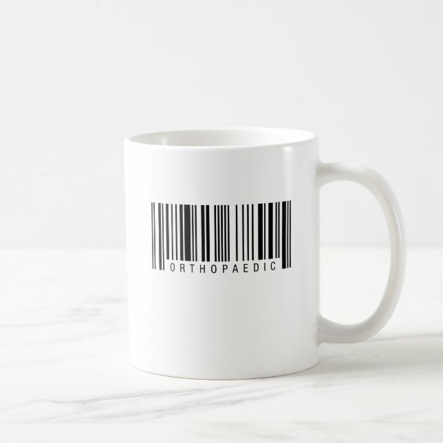 Mug Code barres orthopédique (Droite)
