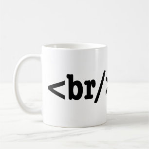 Mug code de HTML de panne