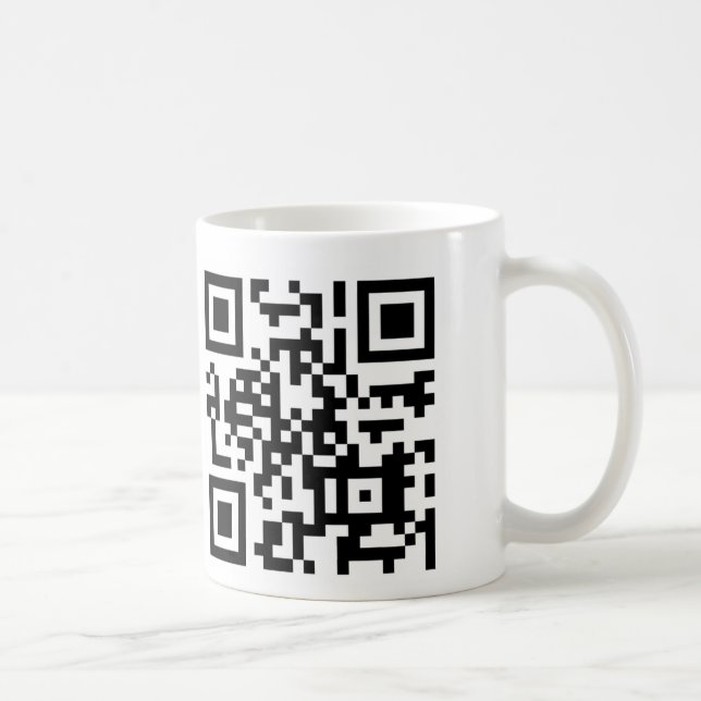 Mug Code de QR comment maintenant vache Brown ? (Droite)
