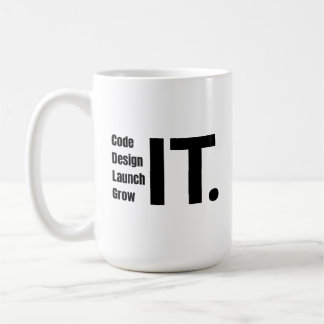 Mug Code, Design, Lancement, Développer - Technologie 