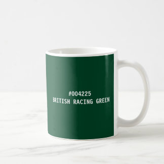 Mug Code Hex Couleur Vert de Course Britannique