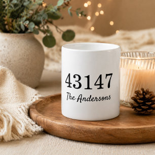 Mug Code Postal en Détresse