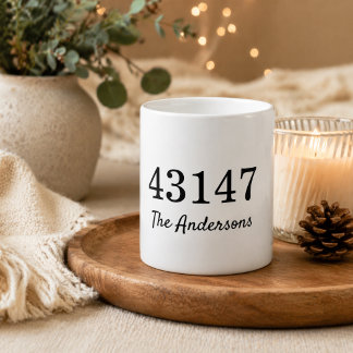 Mug Code Postal en Détresse