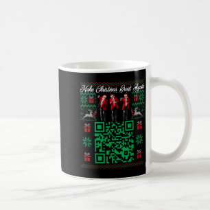Mug Code Qr Danse Trump Santa Trump Faire Noël Vert