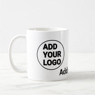 Mug Code qr simple minimaliste ajouter logo nom du cod