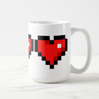 Mug coeur à 8 bits