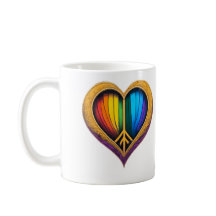 Mug Coeur arc-en-ciel