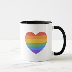 Mug Coeur arc-en-ciel