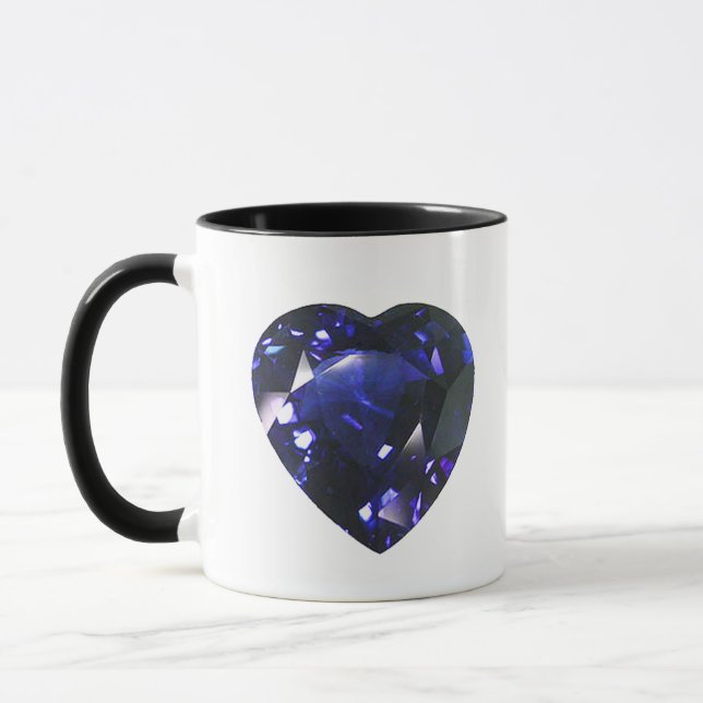 Mug Coeur bleu (Gauche)