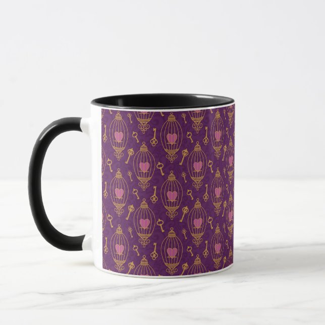 Mug Coeur-clé-motif (Gauche)