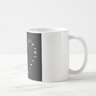 Mug Coeur d'ADN sur le gel d'agarose