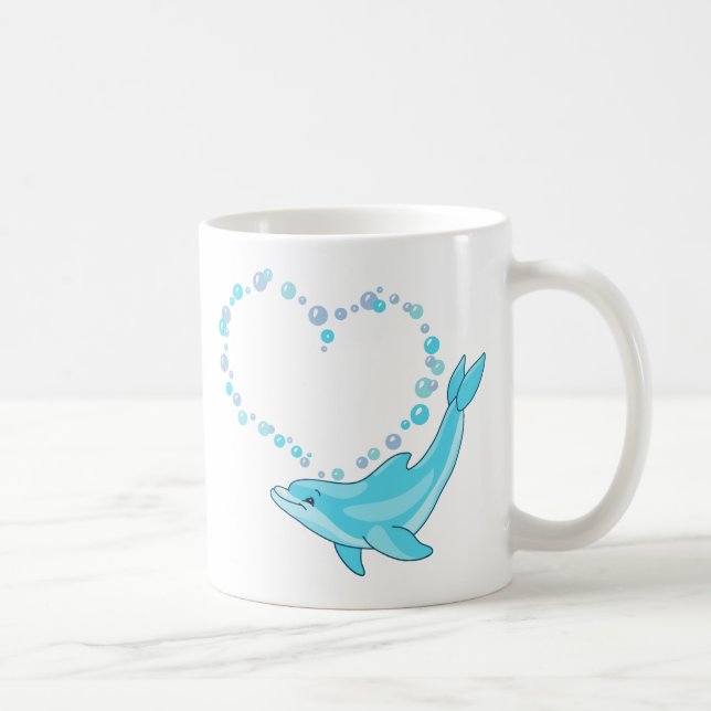 Mug Coeur de dauphin (Droite)