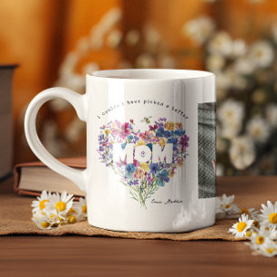 Mug Cœur de Fleur Sauvage Fête des Mères   3 Collage d