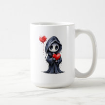 Mug Cœur de la Faucheuse Gothique Mignonne – Hallo