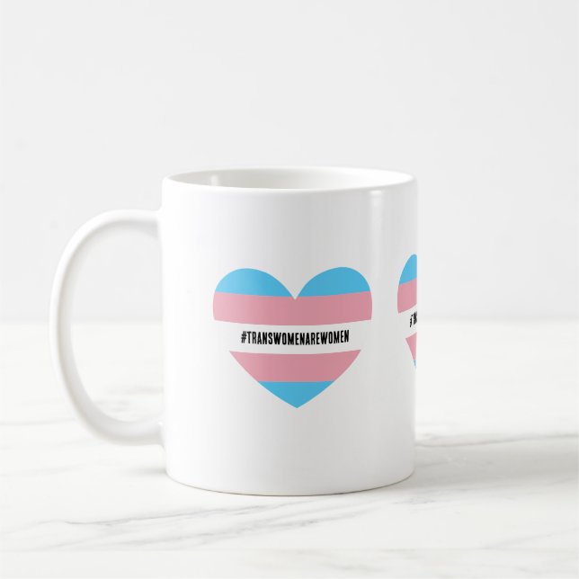 MUG #COEUR DE LA FEMME DE TRANSWOMENAREWOMEN (Gauche)