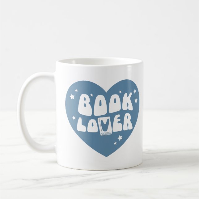 Mug Coeur de l'amoureux du livre (Gauche)