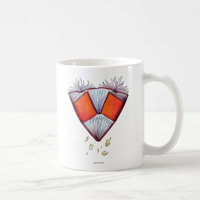 Mug Coeur de livre (Droite)