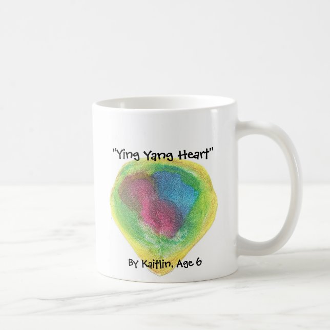 Mug "Coeur de Ying Yang", par Kaitlin,… (Droite)