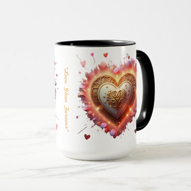 Mug "Coeur d'or" (Devant droit)