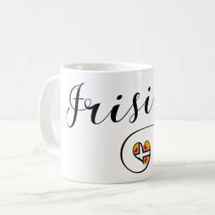 Mug Coeur du drapeau de la Frise, Frisians