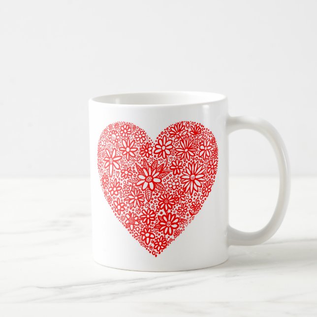 Mug Coeur encombré (Droite)