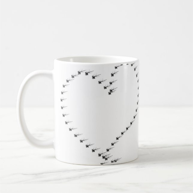 Mug Coeur Fleur (Gauche)
