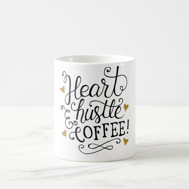 Mug Coeur, hâte et café (Centre)