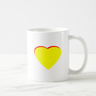 Mug Coeur Jaune Rouge Faire-part de mariage Le MUSÉE Z