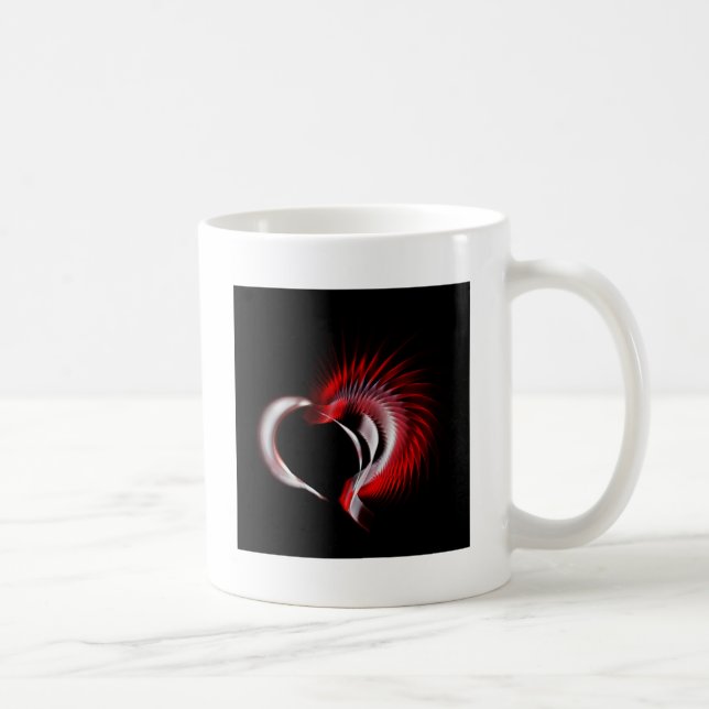 Mug Coeur métallique (Droite)