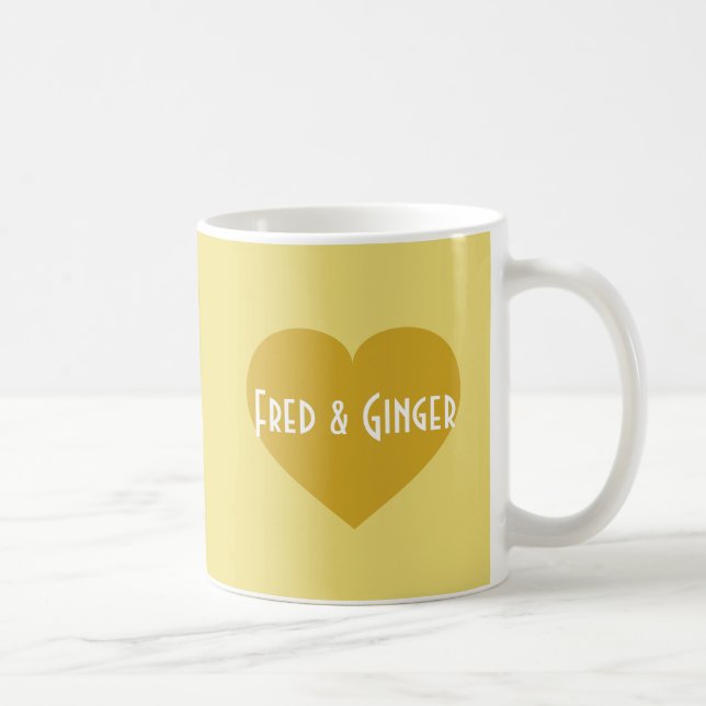 Mug Coeur Or Fort De 50 Ans (Droite)