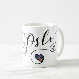 Mug Coeur Oslo Mug, norvégien