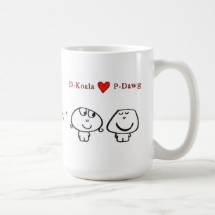 Mug "Coeur P-Dawg de D-Koala "