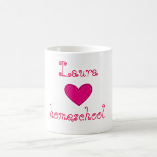 Mug Coeur rose amour maison