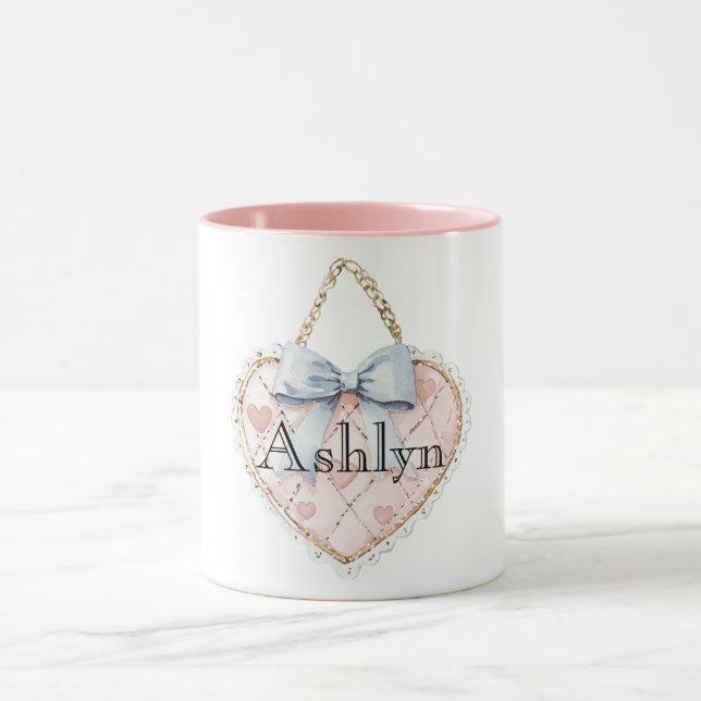 Mug Coeur rose Chic Bow (Centre)