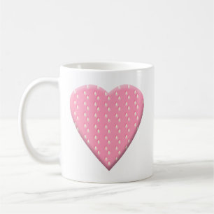 Mug Coeur rose de fraise