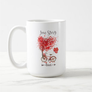 Mug coeur rouge pour ma valentine